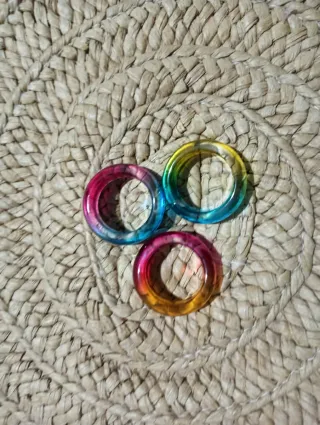 Anillos de fantasía de resina