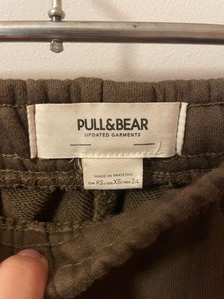 Chándal Pull & Bear verde oliva