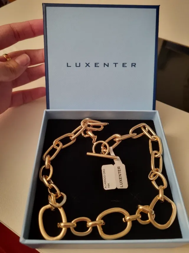 Collar acabado en oro 18k Luxenter