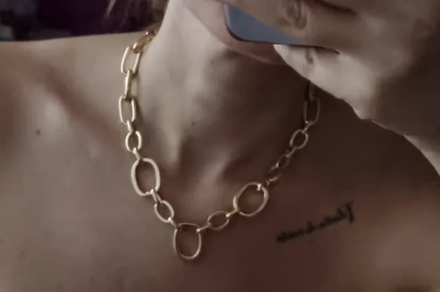 Collar acabado en oro 18k Luxenter