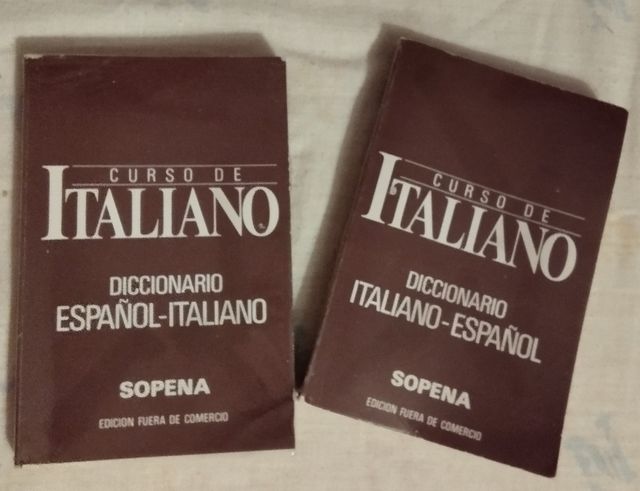 Diccionarios de bolsillo francés y/o italiano.