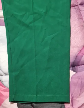 Pantaloni Twinset verdi donna curvy