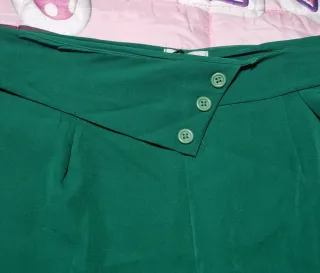 Pantaloni Twinset verdi donna curvy