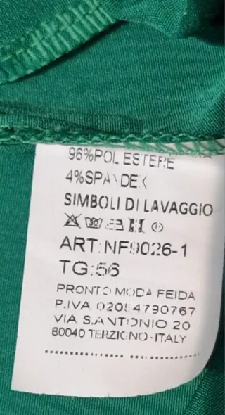 Pantaloni Twinset verdi donna curvy