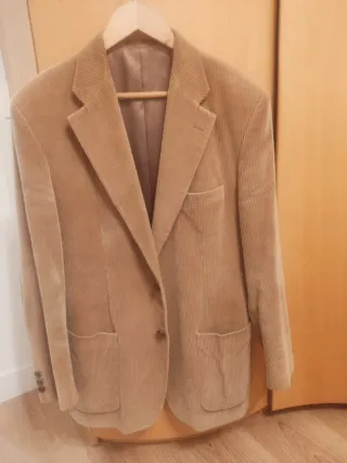 Chaqueta de pana Cortefiel Talla 50 Beige