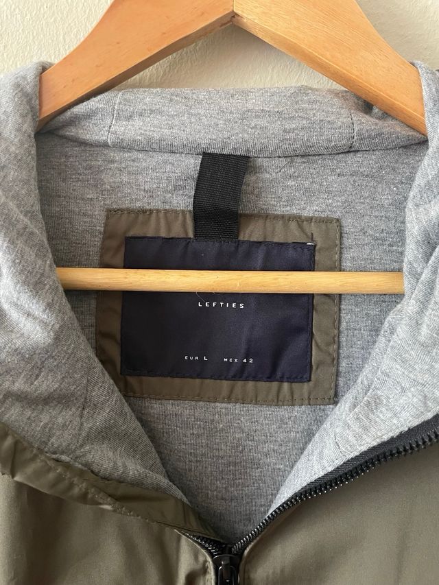 Chaqueta impermeable Lefties verde