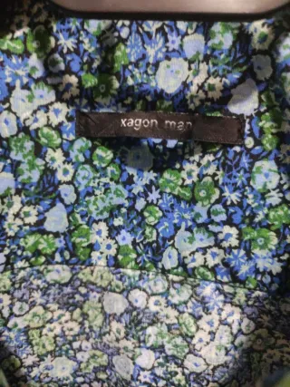 Camicia Xagon Man a fiori blu M