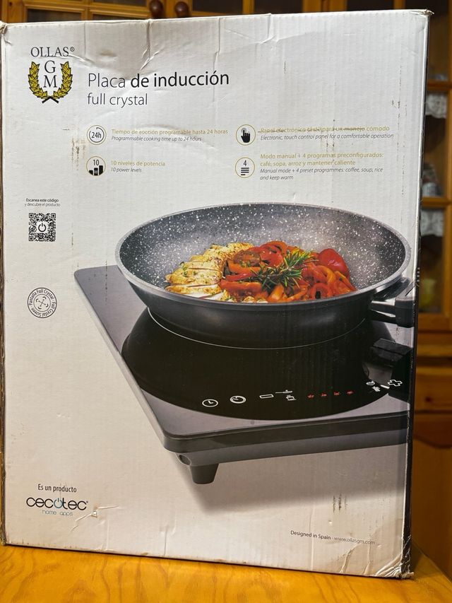 Placa Inducción GM Full Cristal