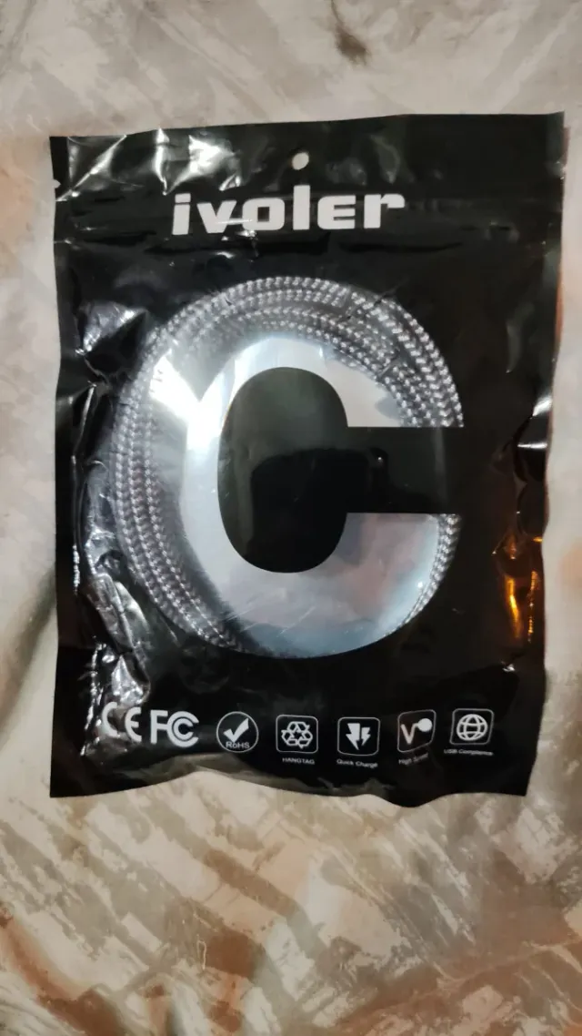 Cable USB-A a USB-C trenzado