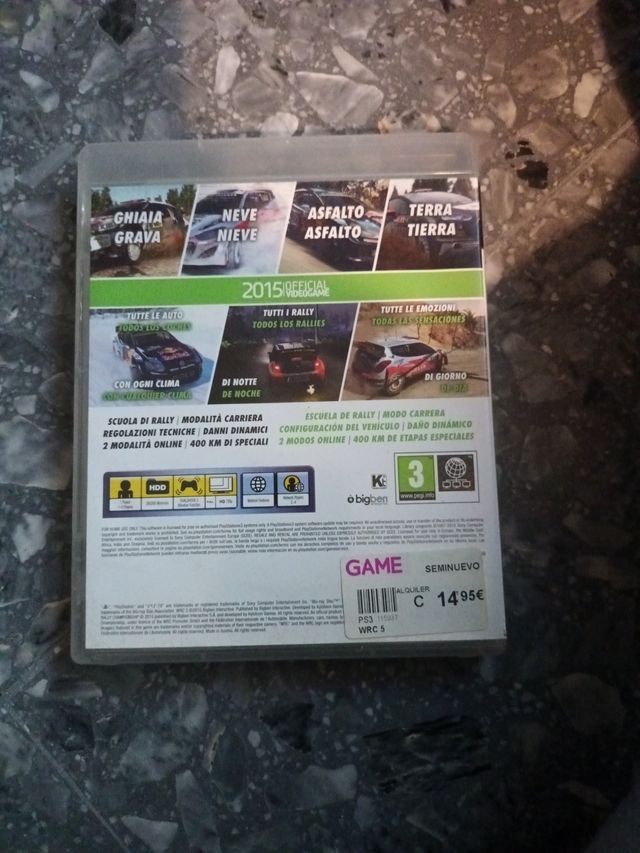 WRC 5 PS3