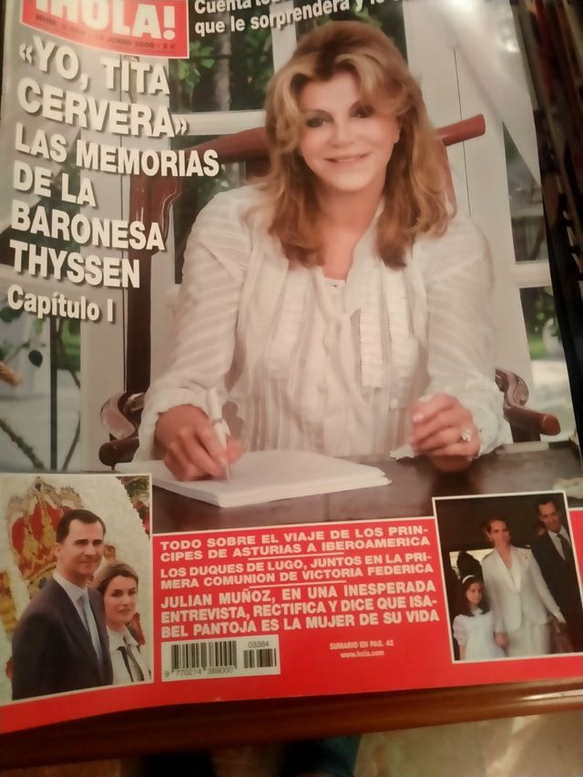 Revistas ¡Hola! y Mia