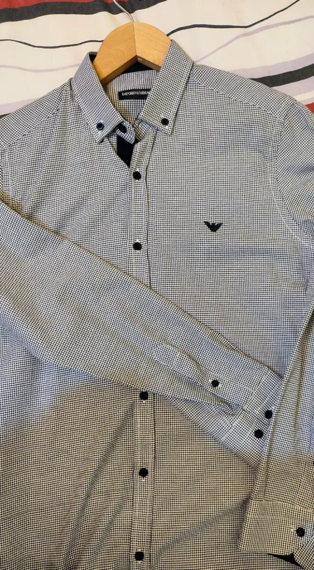 Camisa Emporio Armani Cuadros