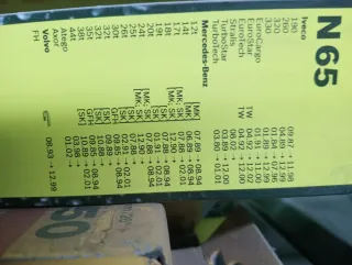 Limpiaparabrisas Bosch Camión N65