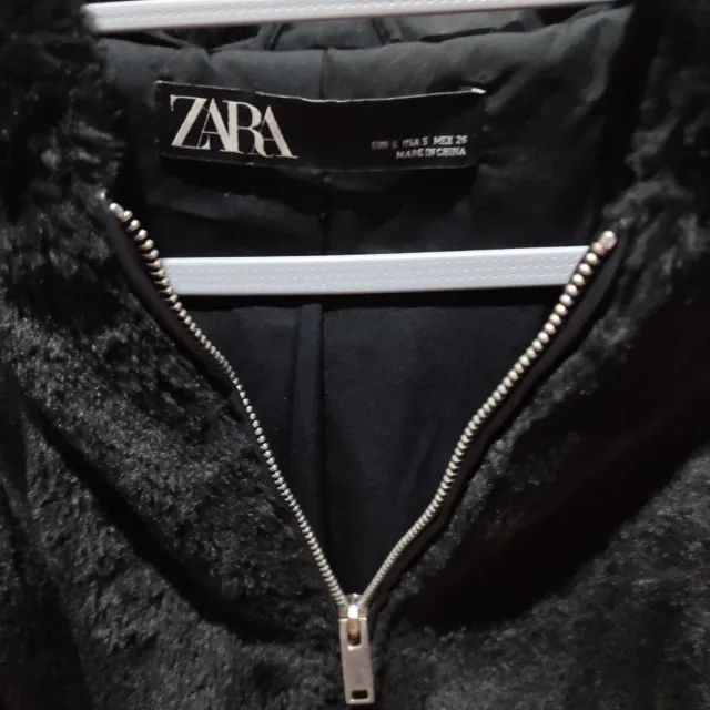 Abrigo pelo largo Zara Talla S