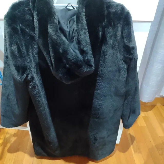 Abrigo pelo largo Zara Talla S