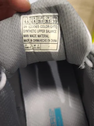 Zapatillas Skechers Mujer Blancas y Azules