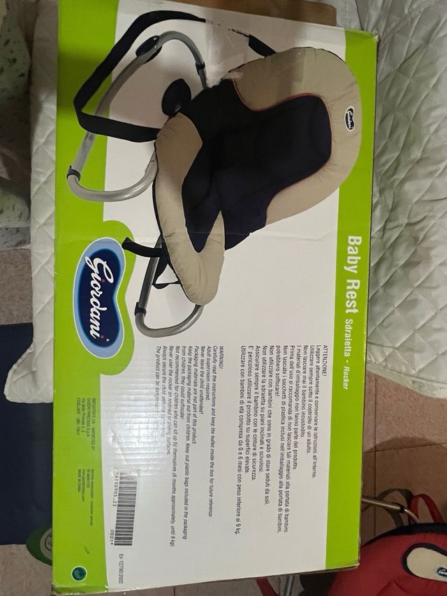 Sdraietta Baby Rest Giordani ROSSO