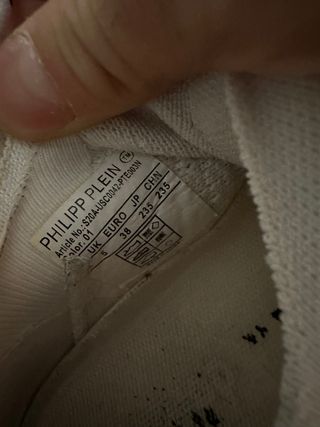 Zapatillas Philipp Plein Blancas Talla 38