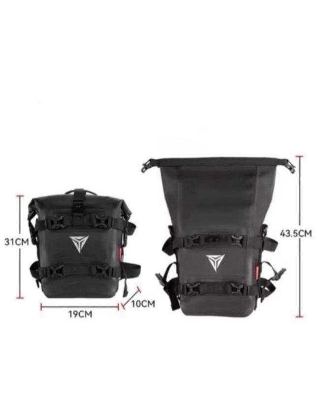 Borse impermeabili per moto, 2 unità