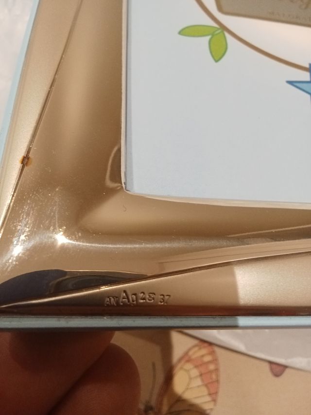 Marco de plata infantil De Marco Argenti