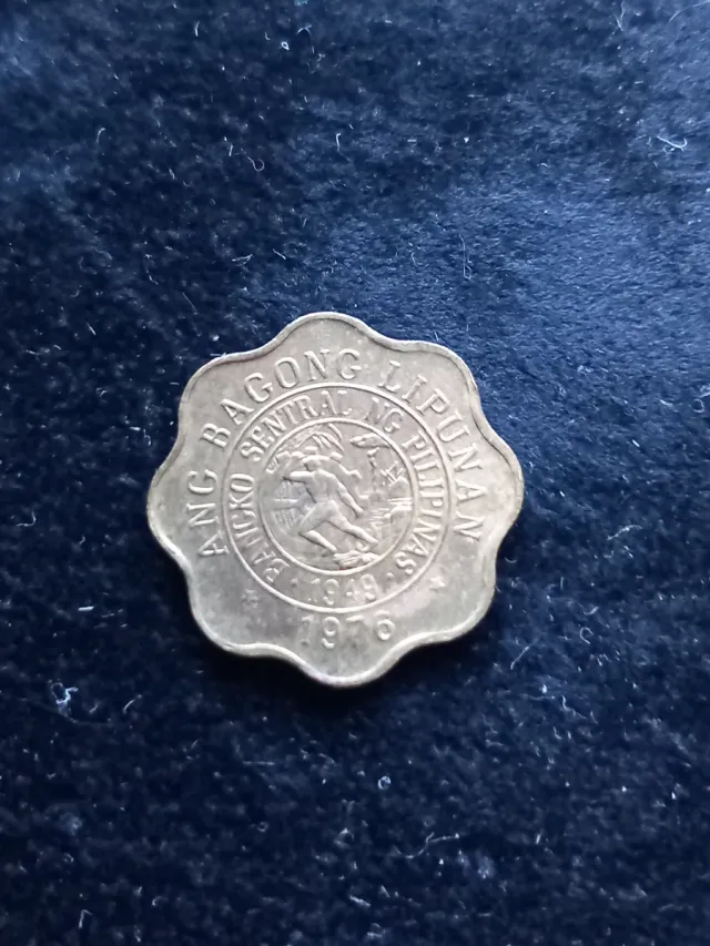 Moneda 5 Centavos Filipinas 1976