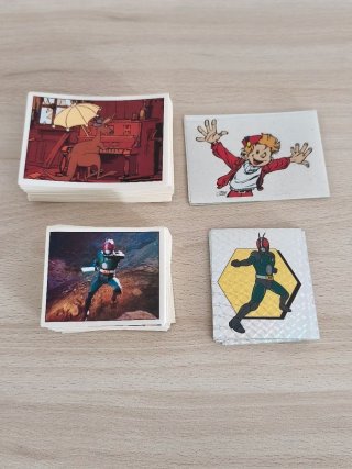 Lote 265 cromos (Spirou y Masked Rider).