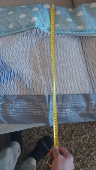 Barrera plegable para cama infantil