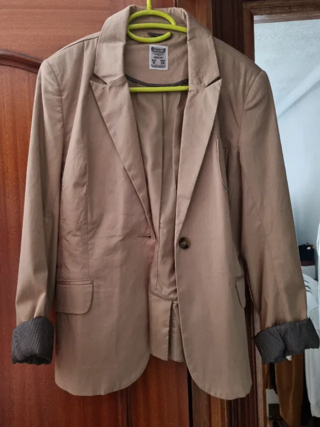 Americana Pull&Bear Beige Talla M