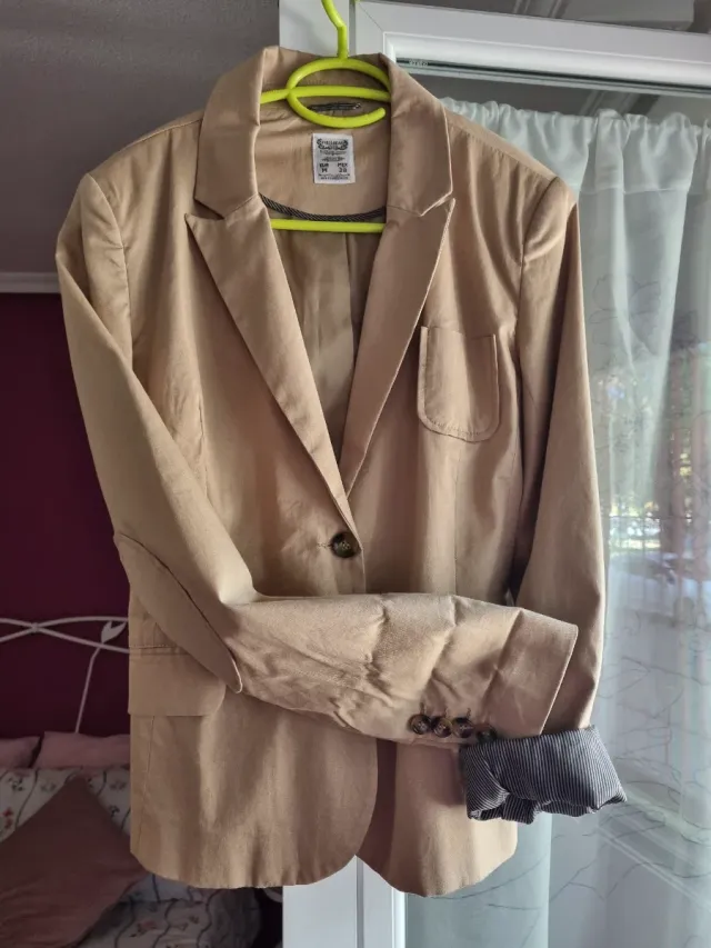 Americana Pull&Bear Beige Talla M