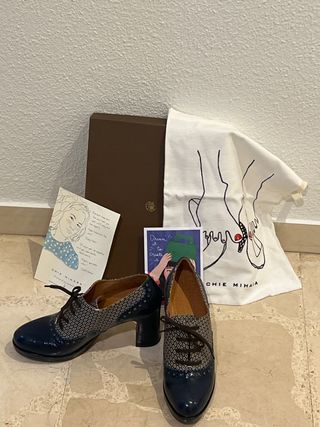 Zapatos de tacón Chie Mihara Azul y Marrón