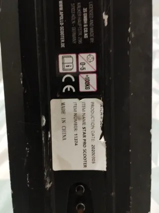 Scoot Pro Apollo Negro Oro