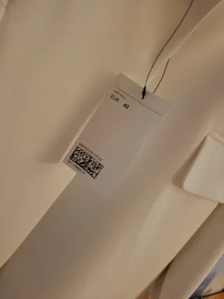 Chaqueta americana blanca