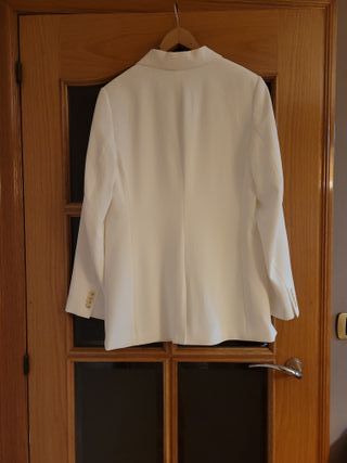 Chaqueta americana blanca