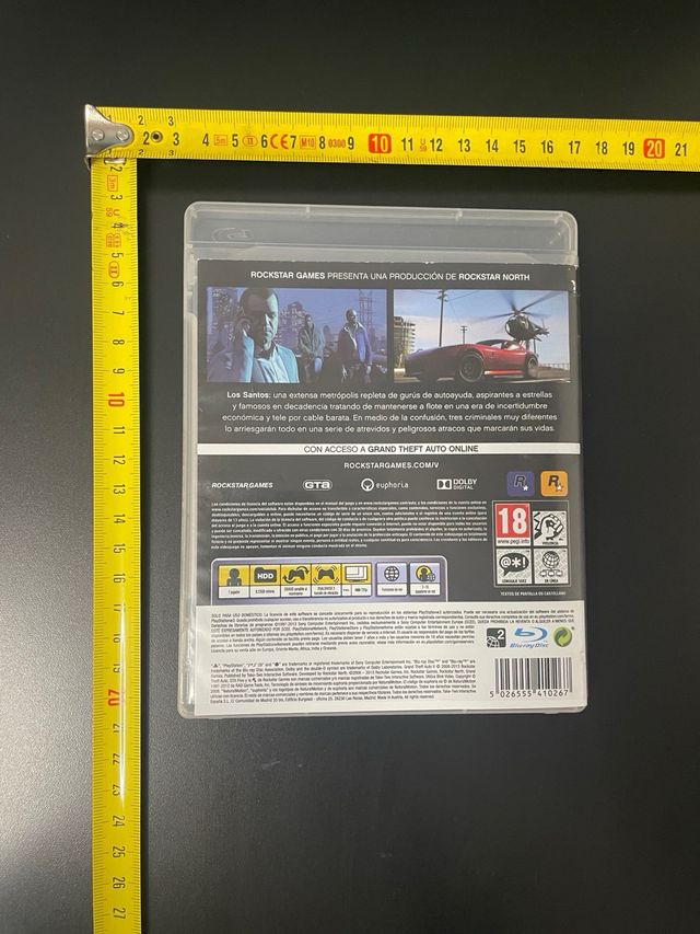 GTA V PS3 - Casi Nuevo + Instrucciones y Mapa