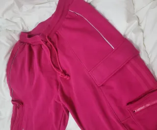 Pantalon Adidas Cargo Sweatpants fucsia