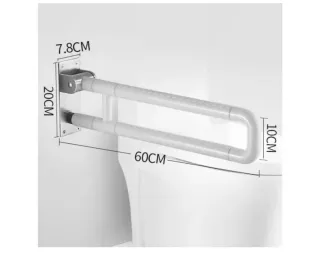 Maniglione disabili metallo e plastica