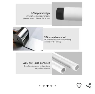 Maniglione disabili metallo e plastica