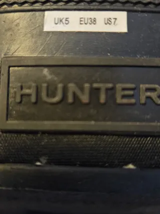 Botines Chelsea Hunter negros 38