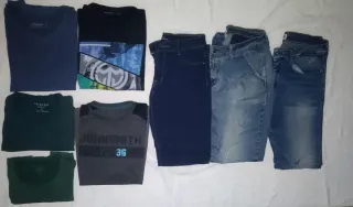 Lote Ropa Hombre Camisetas y Pantalones