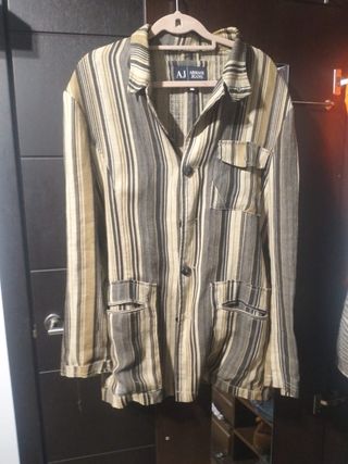 Chaqueta Armani Jeans Rayas Vintage