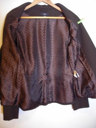 Americana H&M Mujer Negro/Marrón