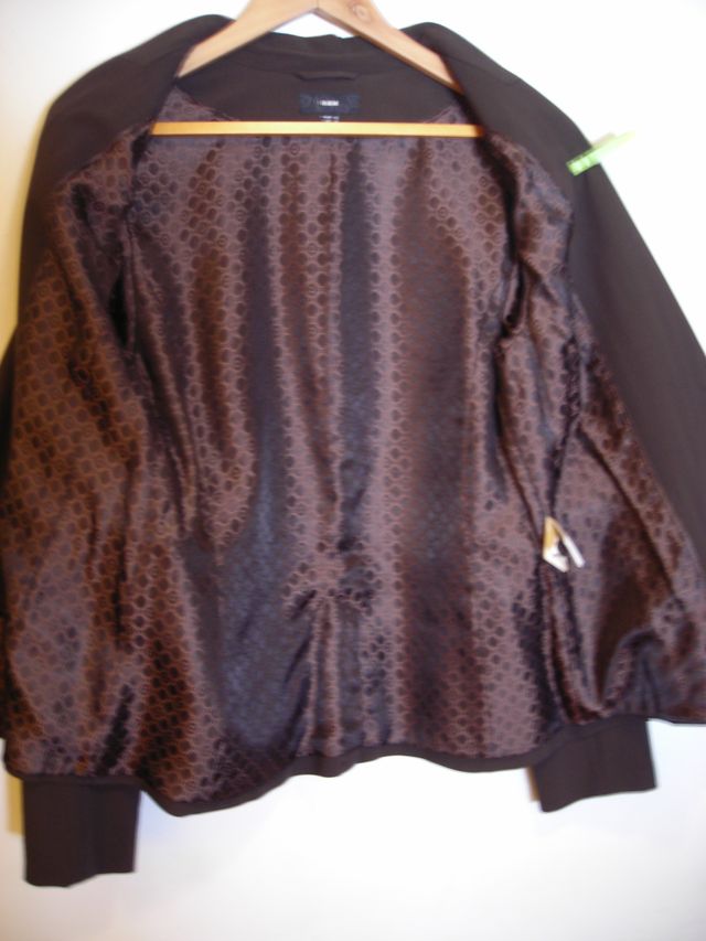 Americana H&M Mujer Negro/Marrón