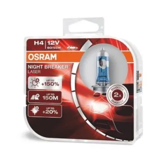 Bombilla halógena H4 OSRAM NIGHT BREAKER LASER
