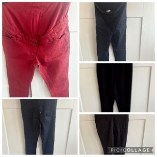 Lote 5 Pantalones Premamá Talla M