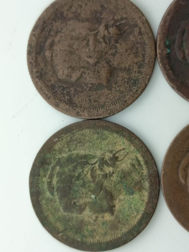 4 Monedas 10 Centavos Portugal 1924-1940