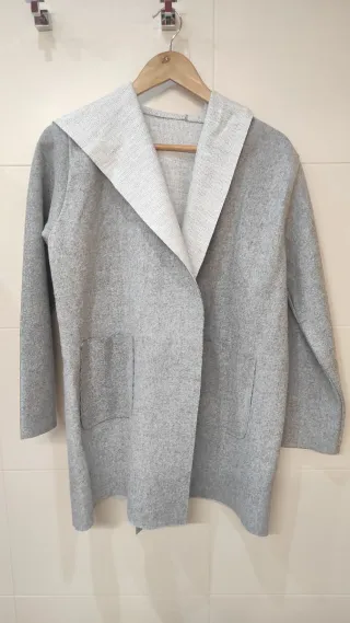 Chaqueta Reversible Mujer TU Gris Talla Única