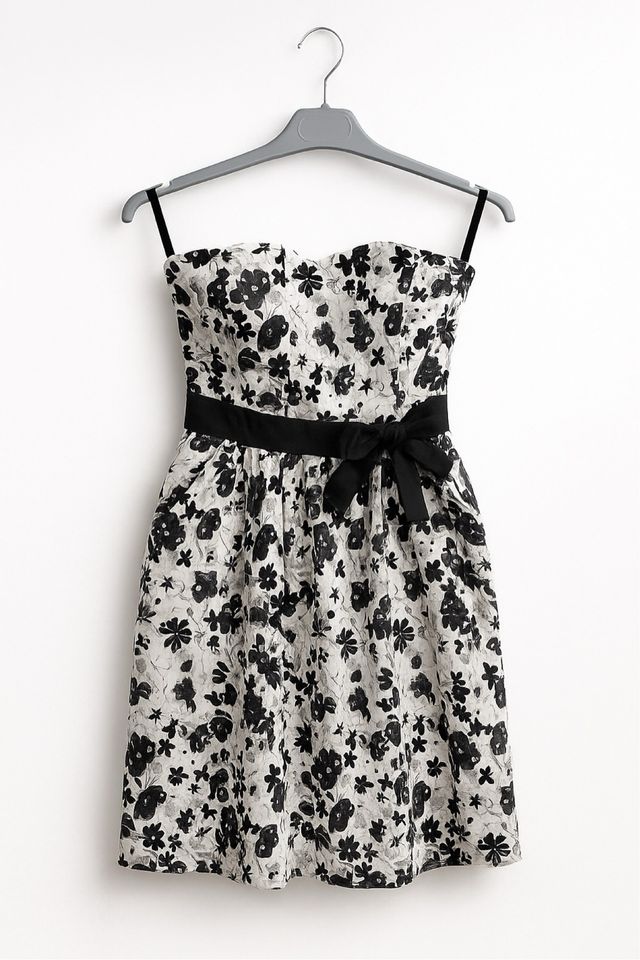 Vestido mini cóctel flores