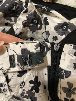 Vestido mini cóctel flores