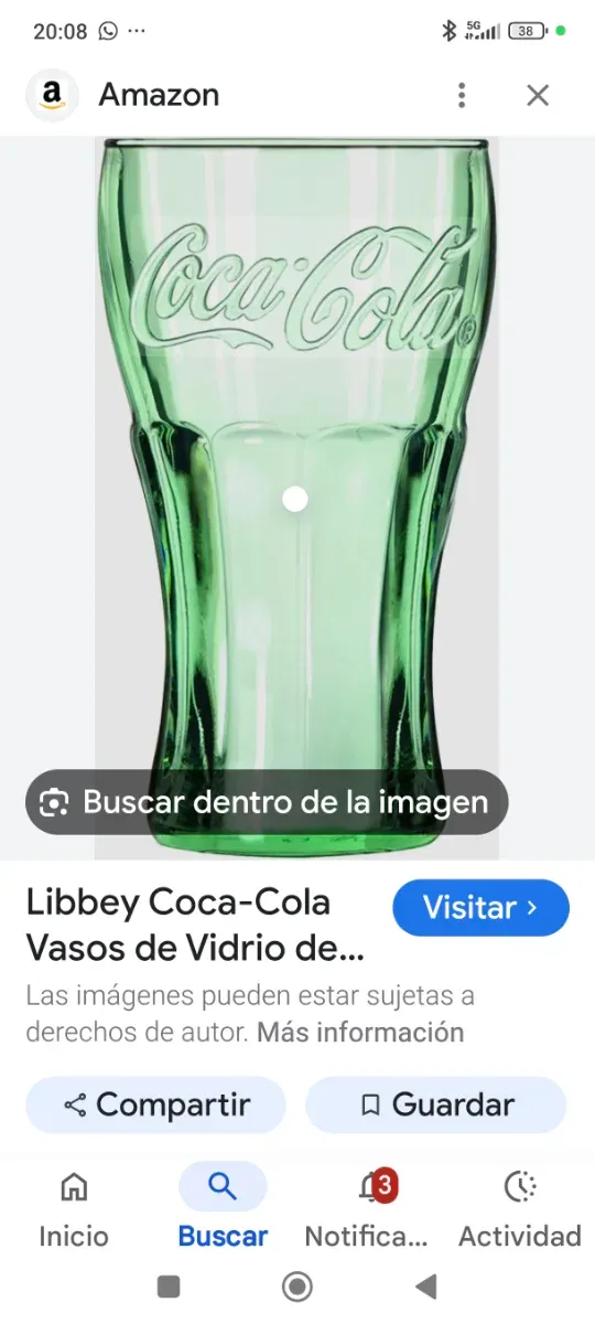 Vasos Coca-Cola Libbey Verdes