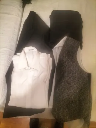 Traje completo negro para celebraciones